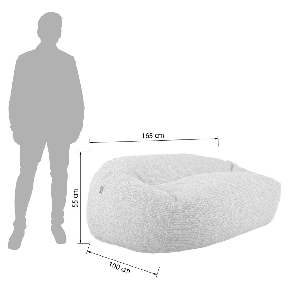 ROOLF Living Dolly Gartenloungesofa Polypropylen