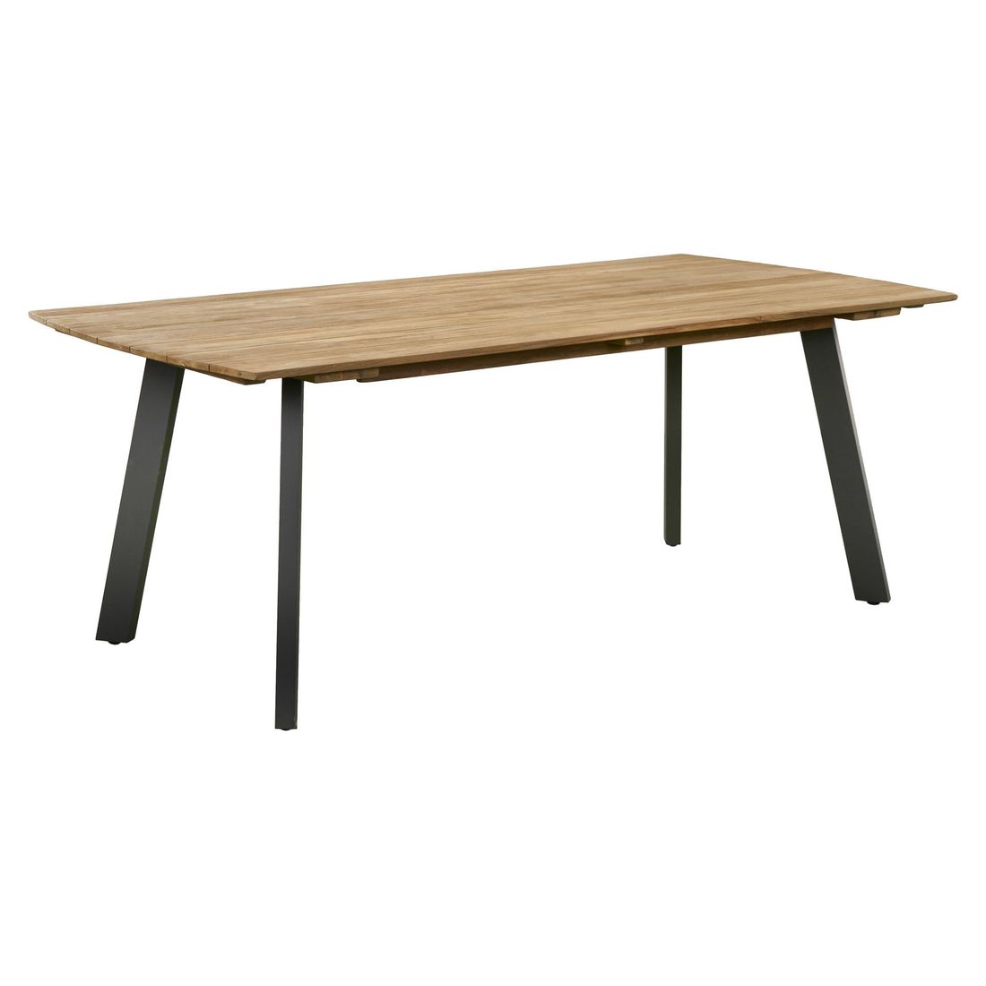 OUTLIV. Alkas Dininglounge Tisch 200x100cm Teak/Sunproof A-Beine