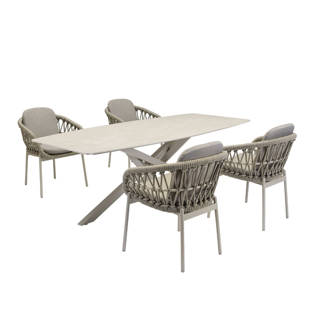 LC Garden Bari Gartenmöbel-Set Tisch 220x100cm
