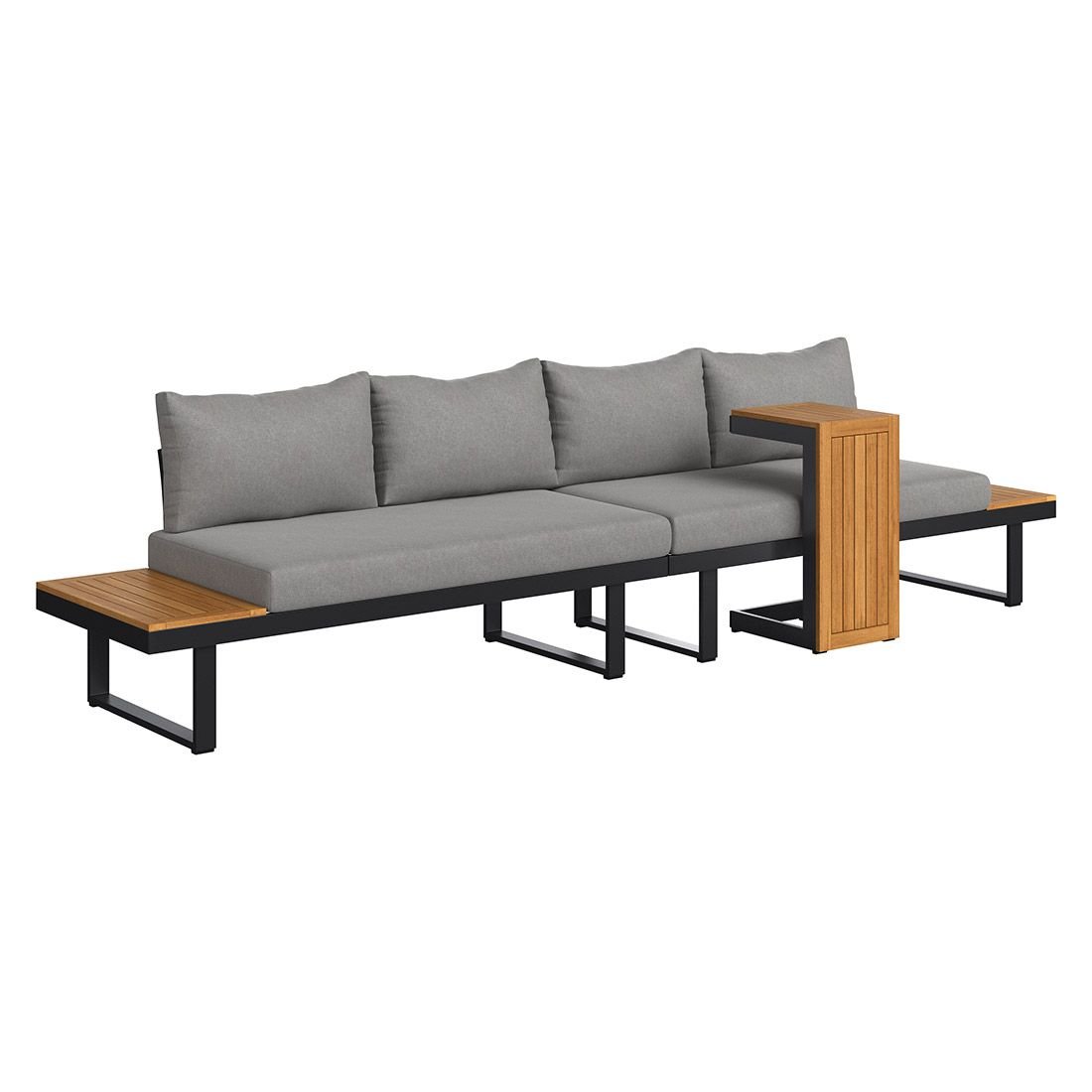 OUTLIV. Alpha Ecklounge Aluminium/Kunstfaser