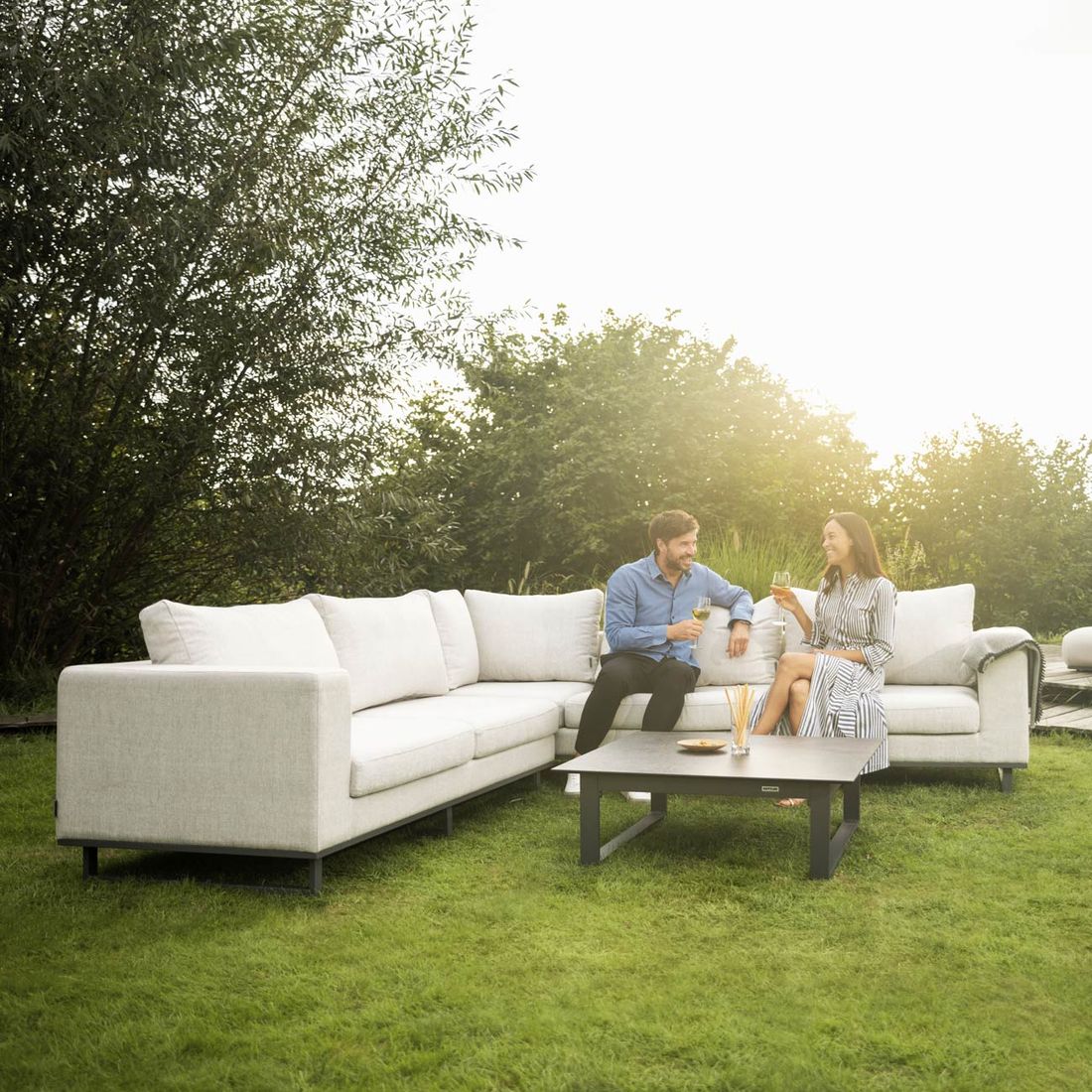 Kettler Ego Loungeset Aluminium/Sunbrella