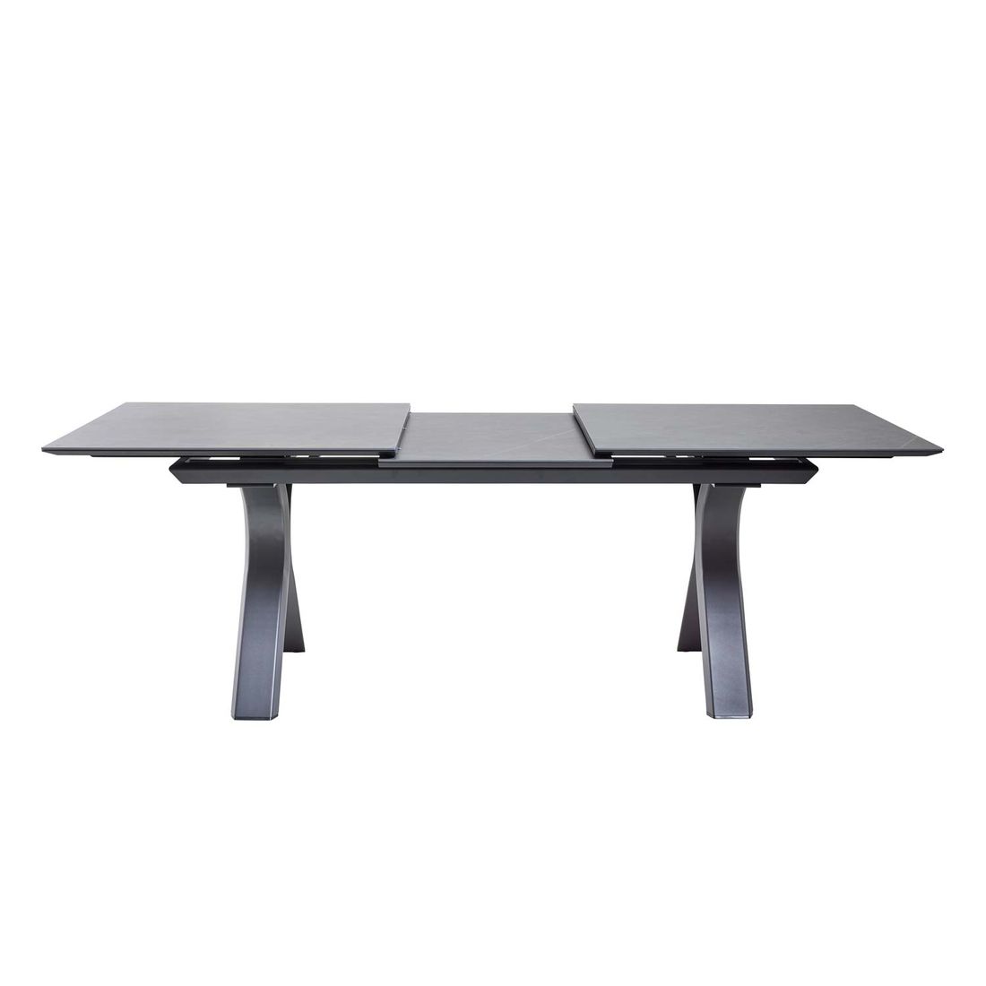 Interliving 7011 Ausziehtisch 180/240x100cm Aluminium/Sinterstein