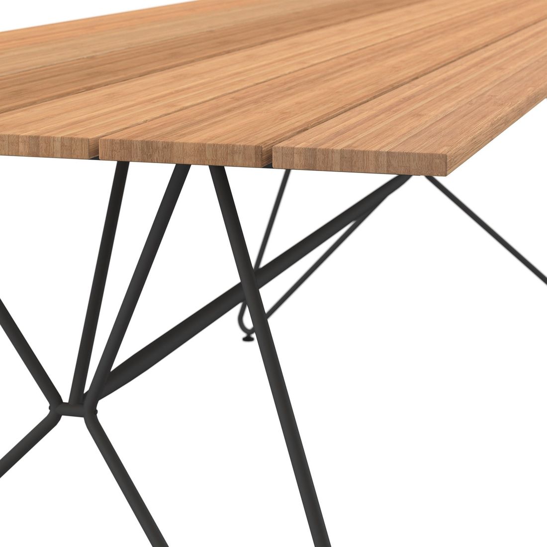 HOUE Sketch Gartentisch Stahl/Bambus
