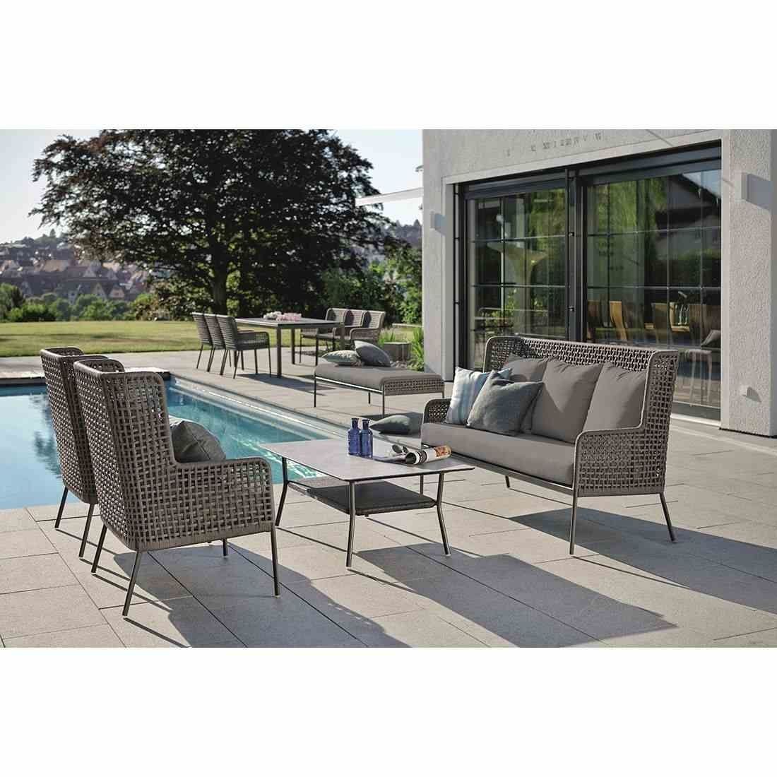 Stern Greta Diningsofa Aluminium/Rope/Polyacryl