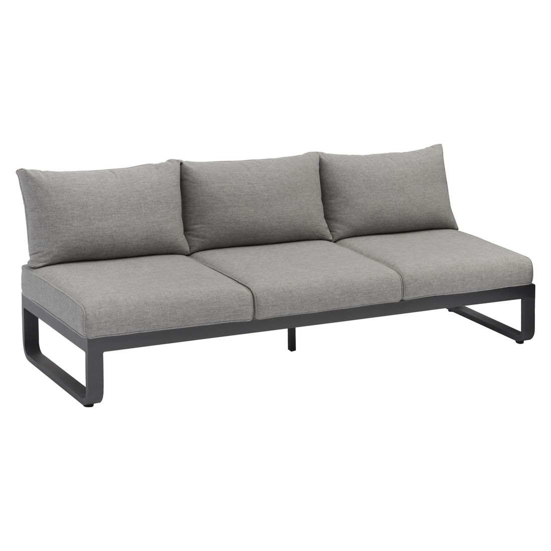 Zebra Fly Gartenloungesofa verstellbar Aluminium/Olefin