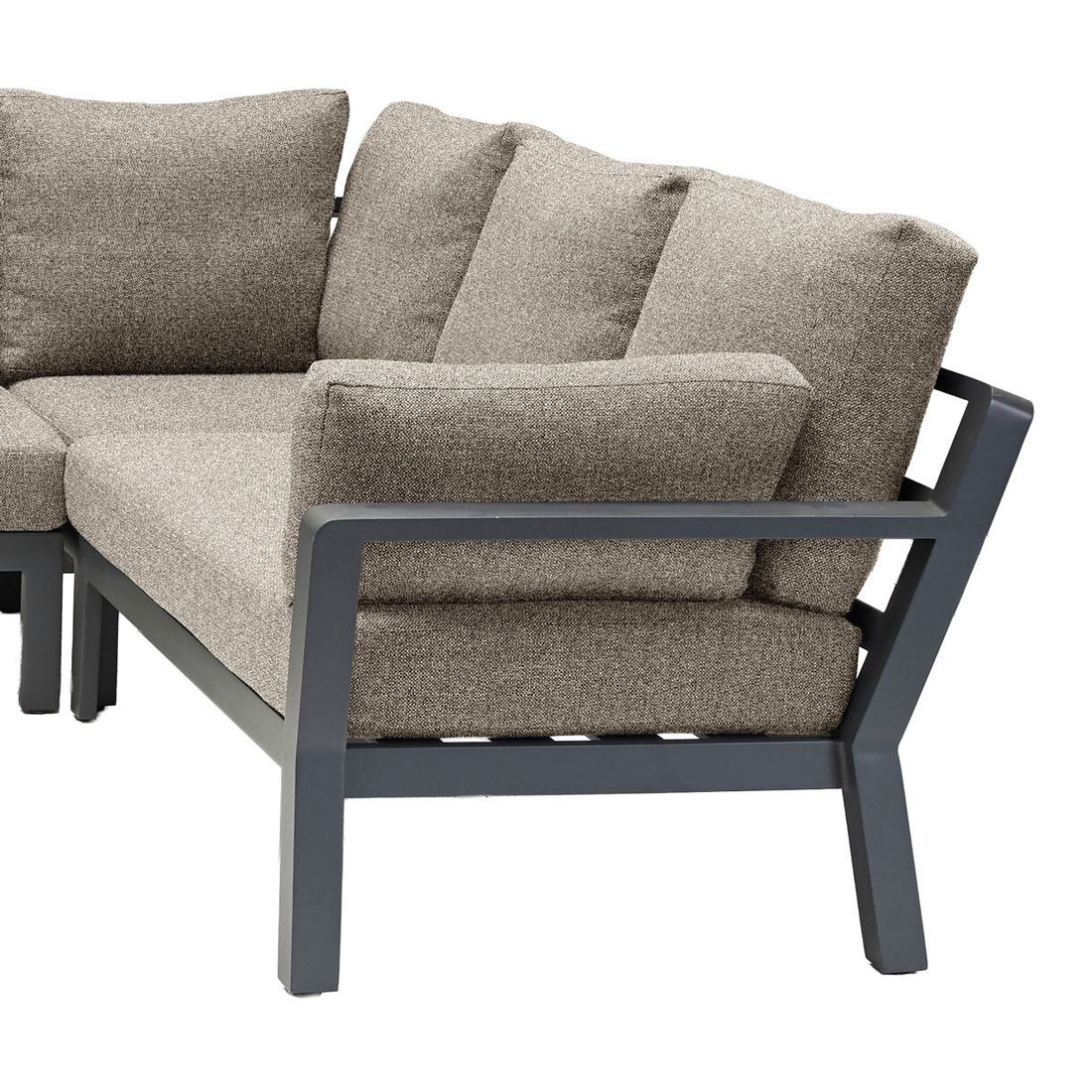 LC Garden Avena Dininglounge Tisch 140/180x80cm Aluminium/Polyester