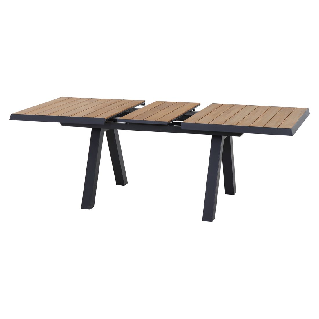 Siena Garden Tirana Ausziehtisch Aluminium/Teak