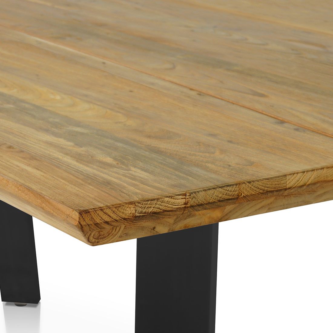 OUTLIV. Orleans Gartentisch 220x100cm Edelstahl/Teak