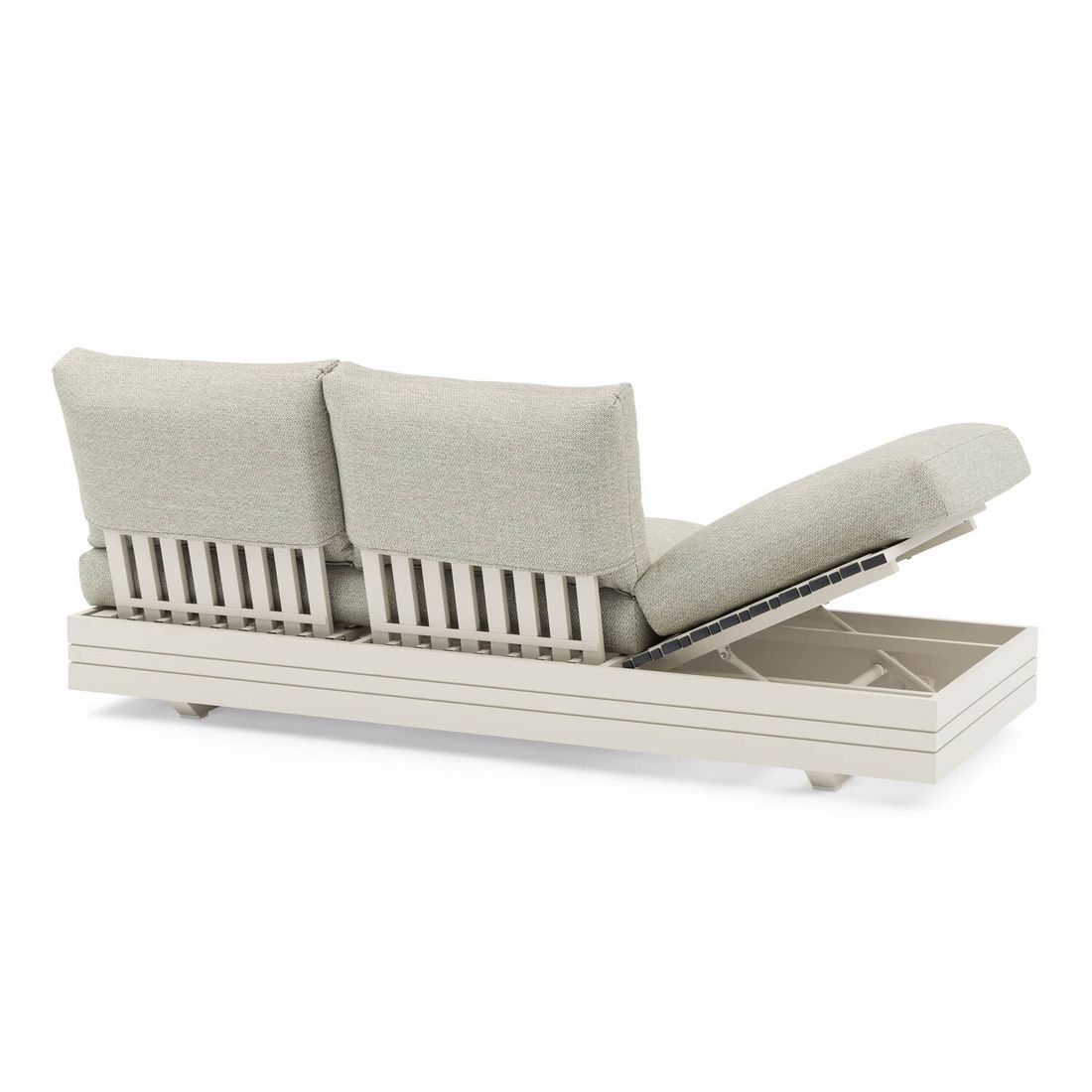 Zebra Cubo Neo Gartenloungesofa verstellbar Aluminium/Sunproof