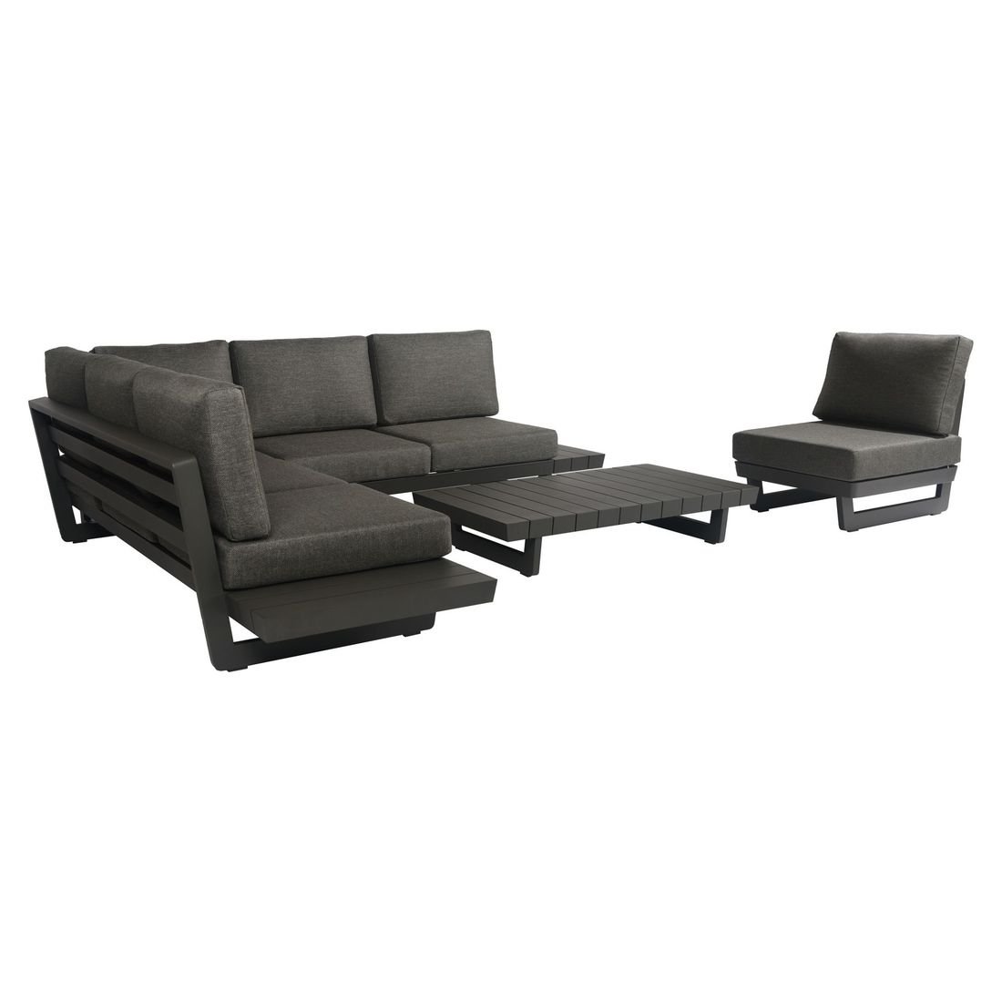 OUTLIV. Lana Ecklounge inkl. Loungetisch Aluminium/Olefin