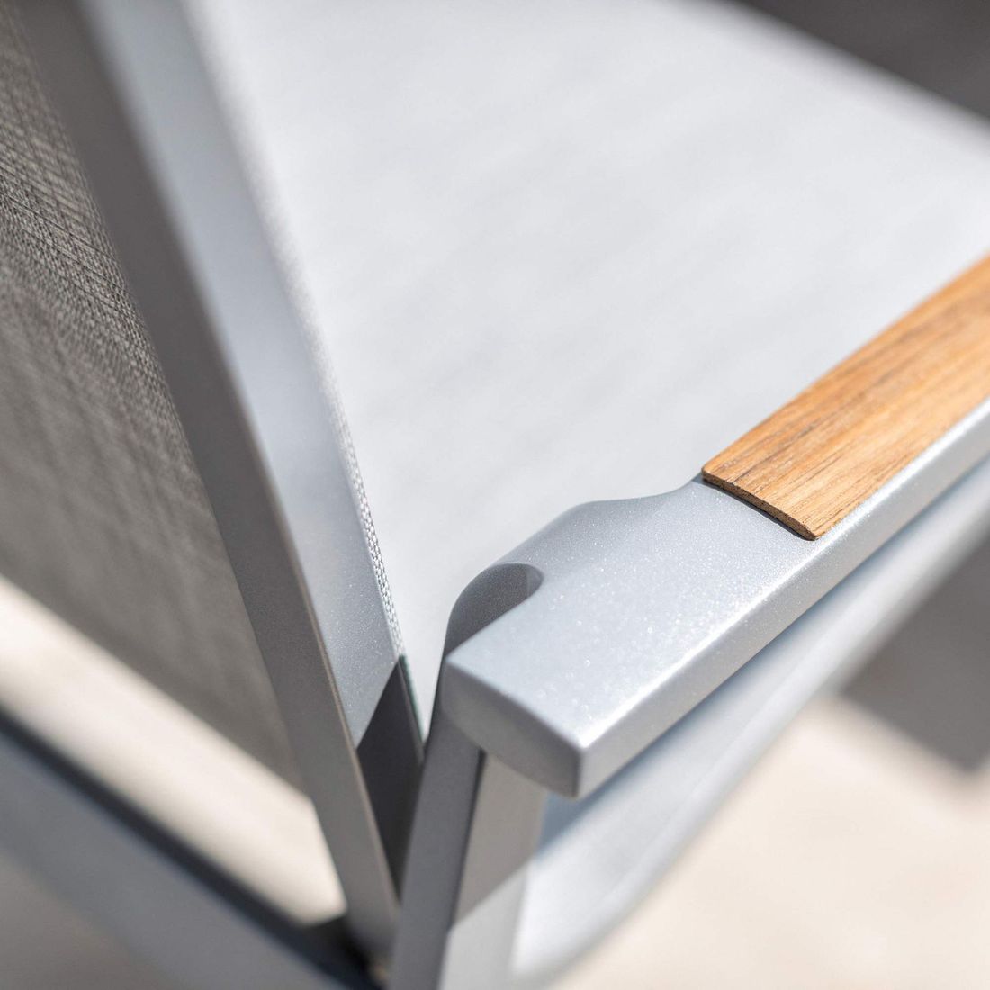 Kettler Diamond Stapelsessel Aluminium/Outdoorgewebe