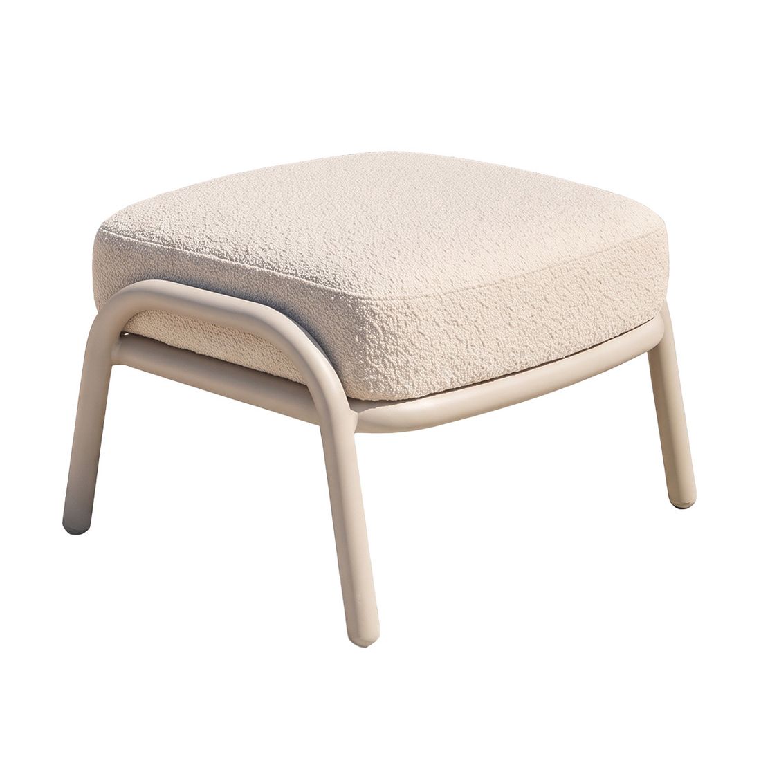 Zebra Ares Loungehocker Aluminium/Sunproof