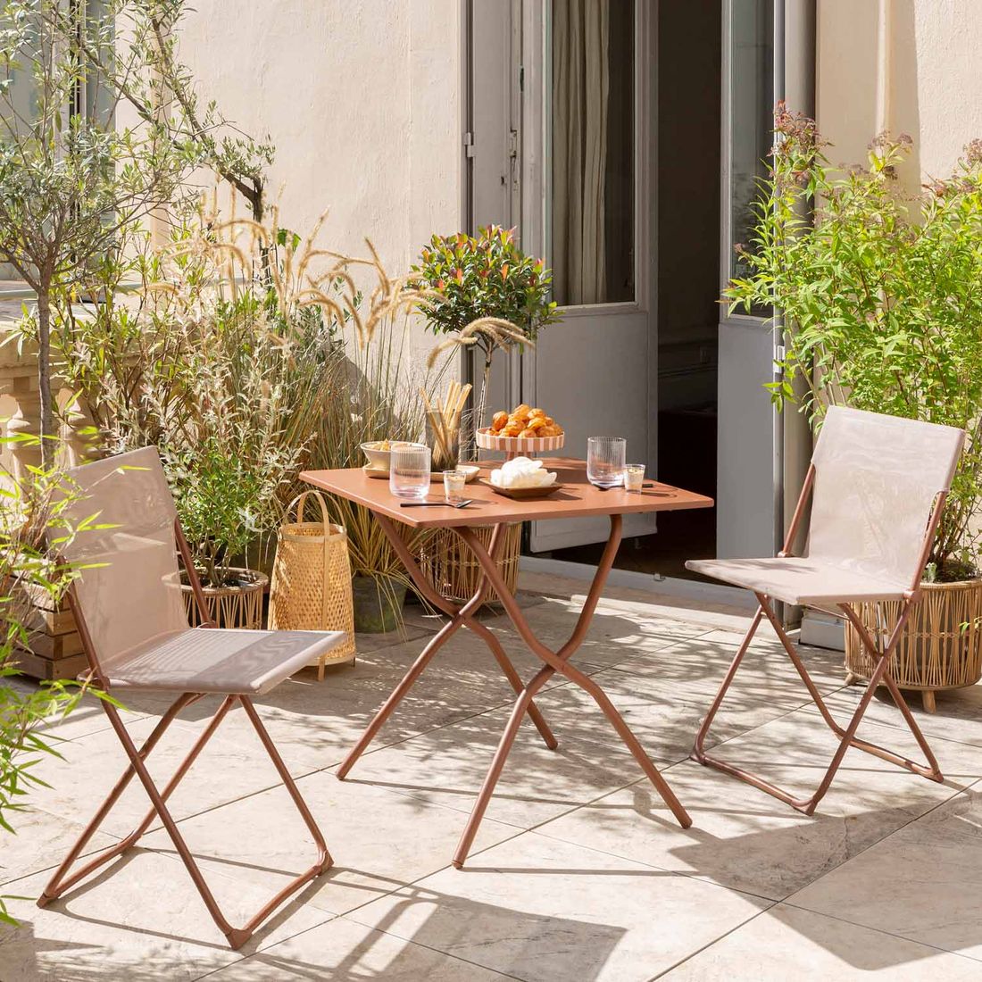 Lafuma Balcony Klapptisch 64x70cm Stahl