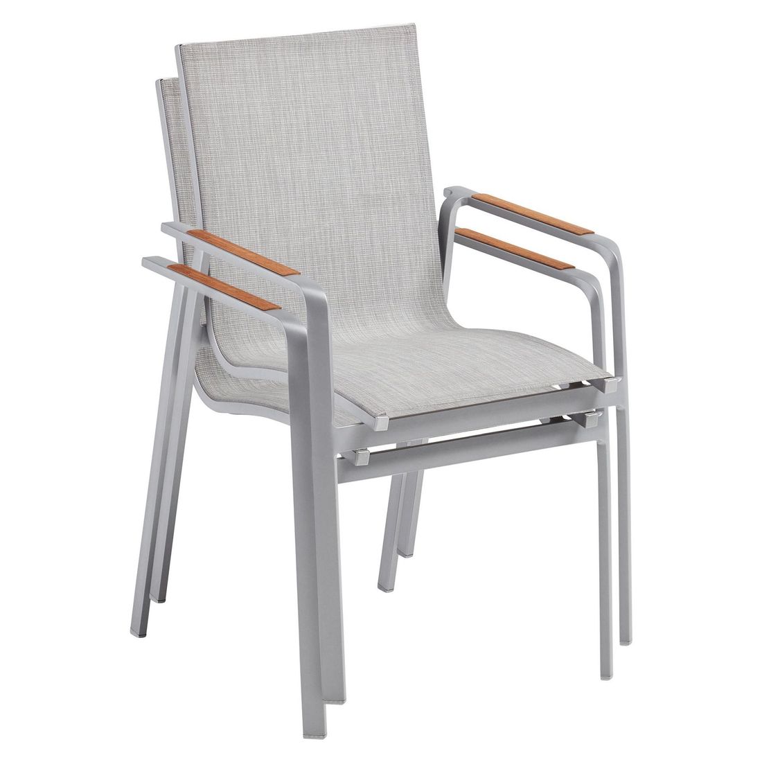 Kettler Diamond Stapelsessel Aluminium/Outdoorgewebe