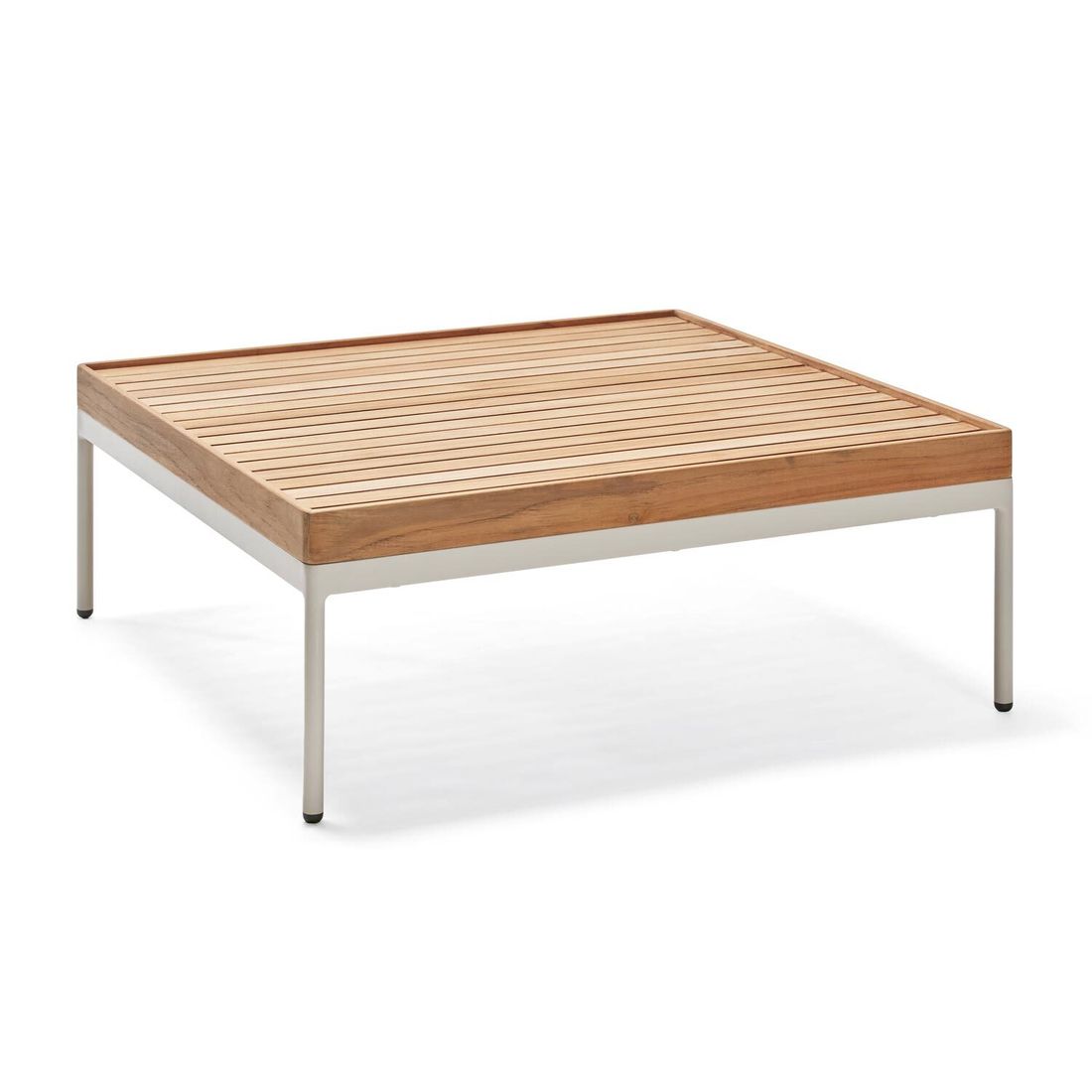 Stern Coco Loungetisch Aluminium/Teak