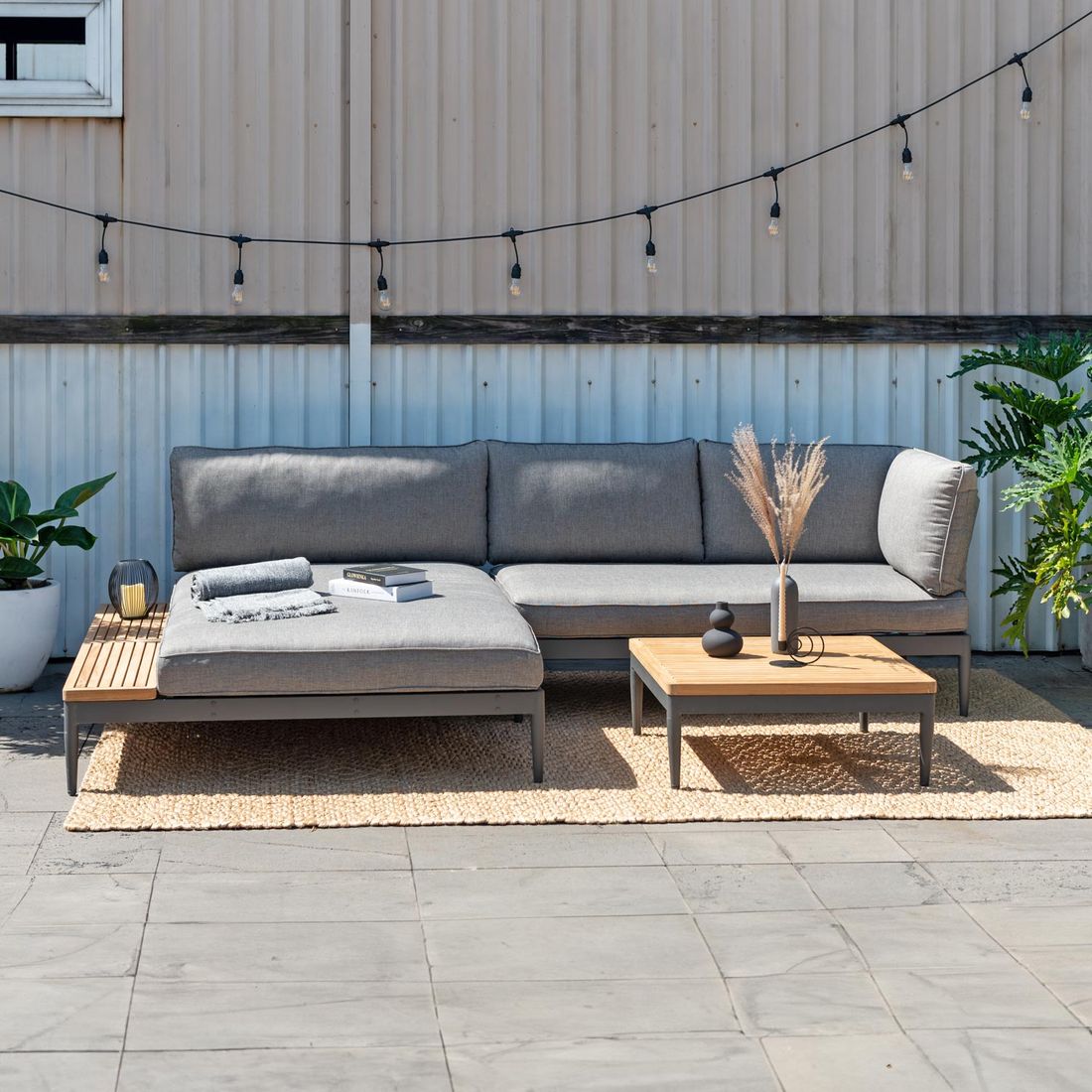 LifestyleGarden Topaz Gartenloungesofa Aluminium/Olefin