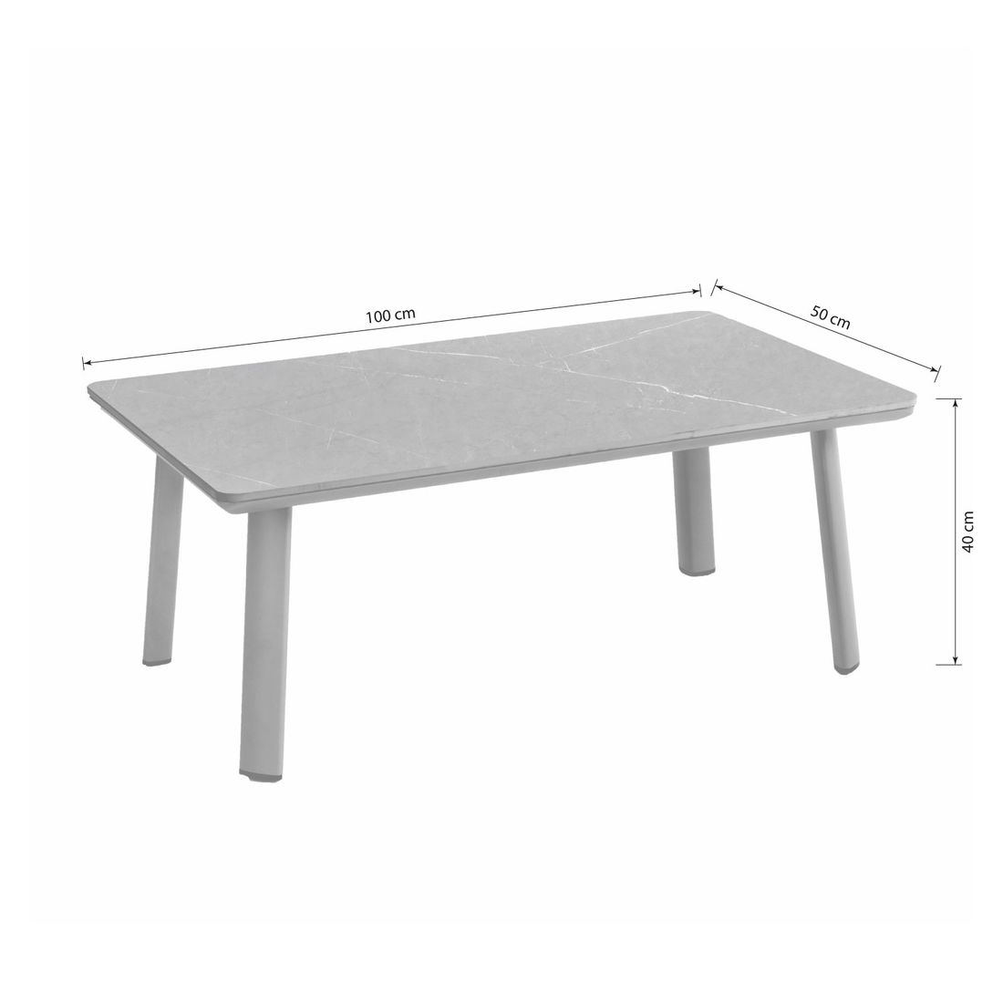 Sungörl Palermo Loungeset Aluminium/Textilene