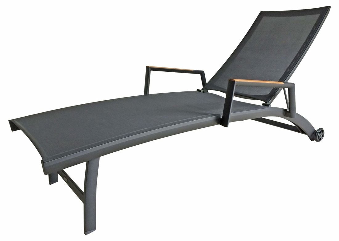 Zebra Fly Gartenliege Aluminium/Textilene