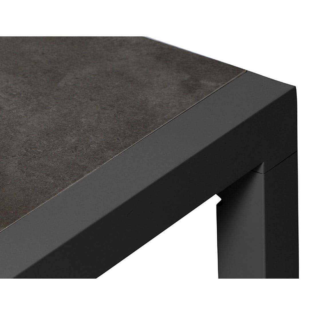 Siena Garden Belia Loungetisch 120x70 cm Aluminium/Keramik