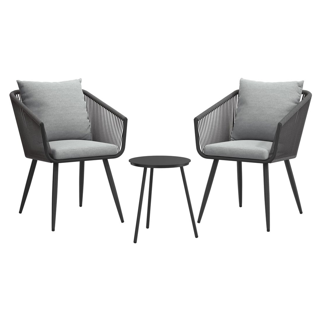 OUTLIV. Alex Gartenmöbel-Set S (2 Plätze) Tisch Ø45cm
