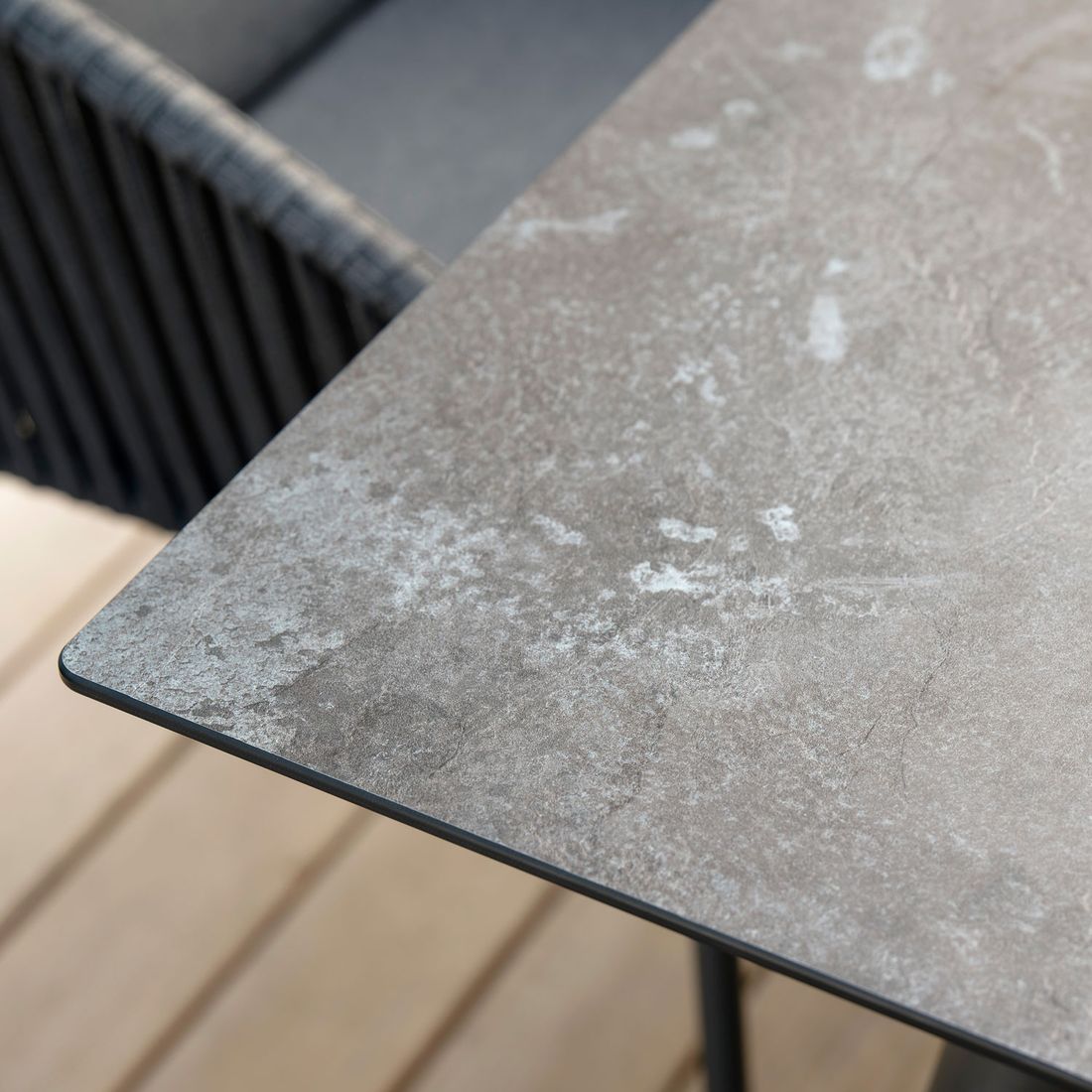 Stern Interno Gartentisch 180x100cm Aluminium/Silverstar 2.0