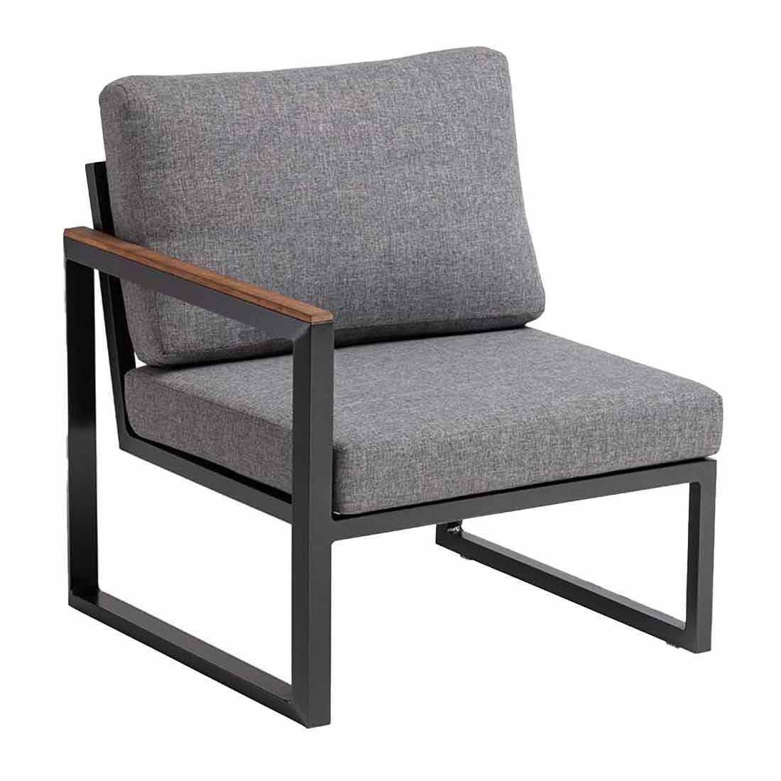 Kettler Ocean Skid Dininglounge Tisch 160x95cm Aluminium/Olefin