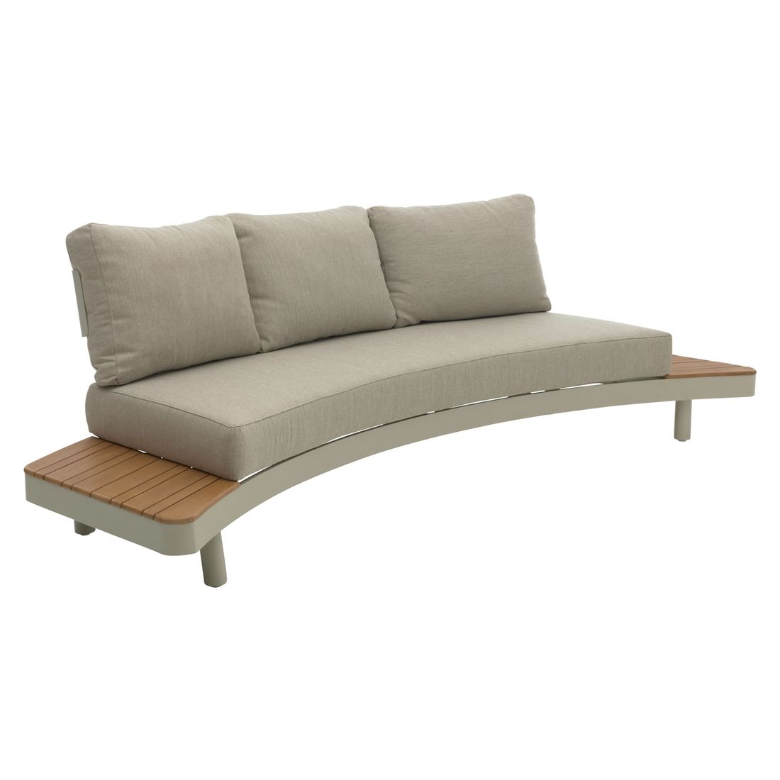 Interliving 7015 Loungeset inkl. Loungetisch Aluminium/Olefin