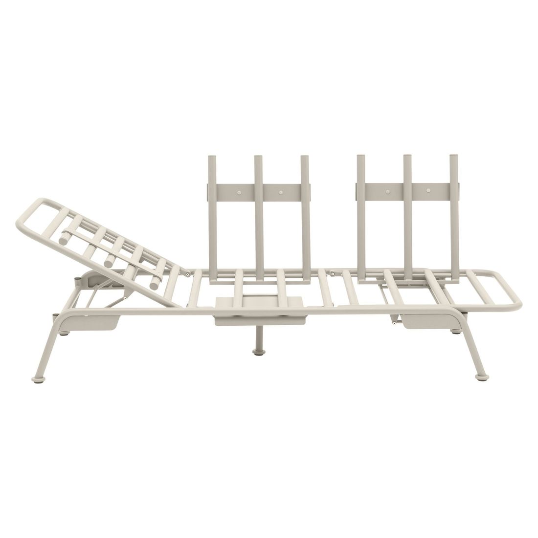Zebra Somerset Diningsofa Aluminium/Sunproof