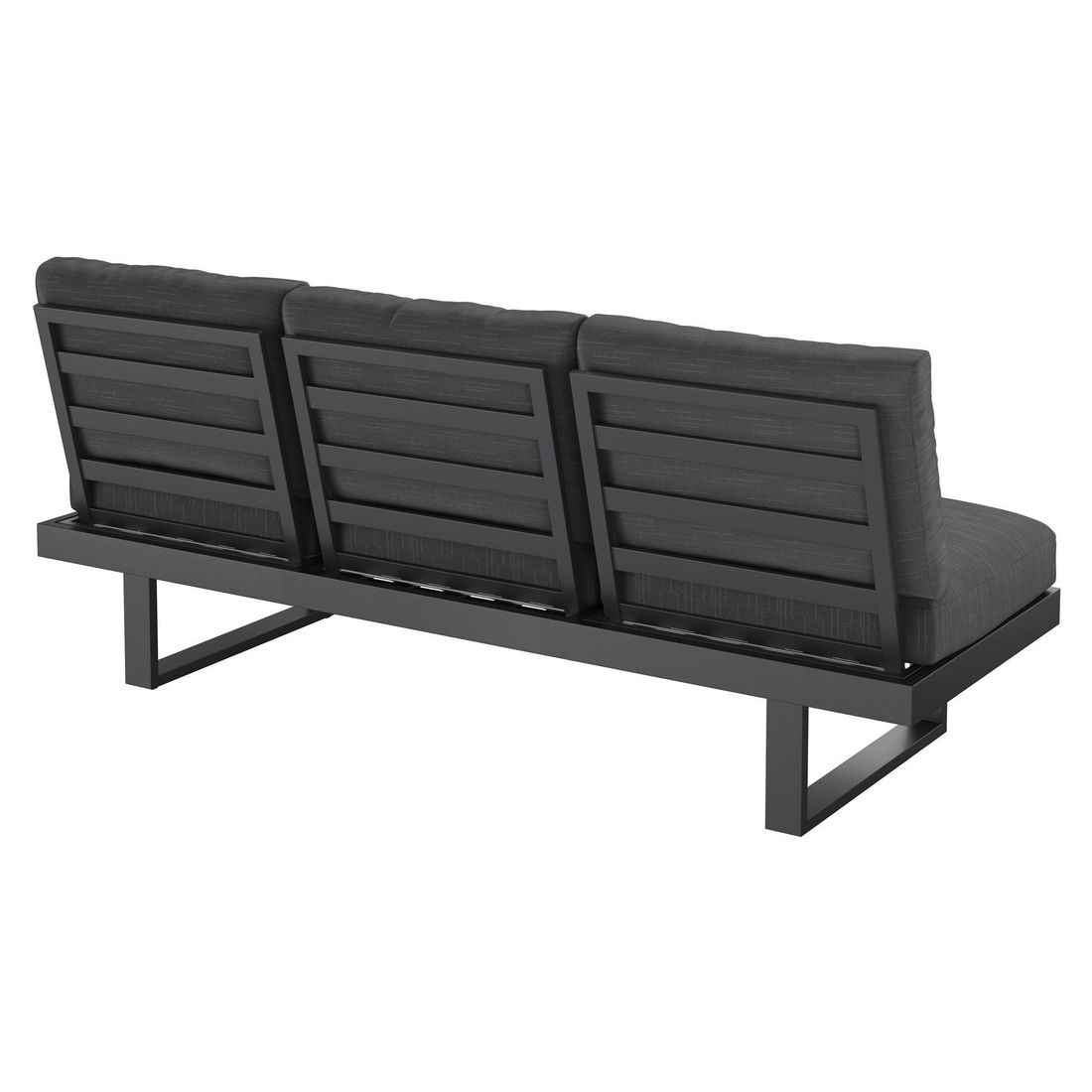 OUTLIV. Atlanta Dininglounge verstellbar Tisch 160x90cm Aluminium/Olefin