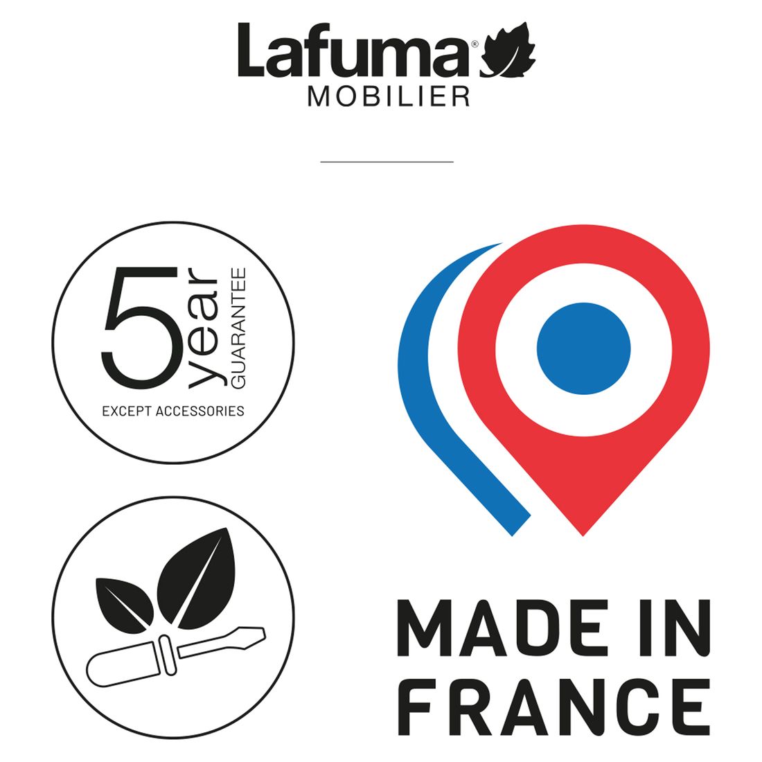 Lafuma RSX Clip Relaxliege Stahl/AirComfort
