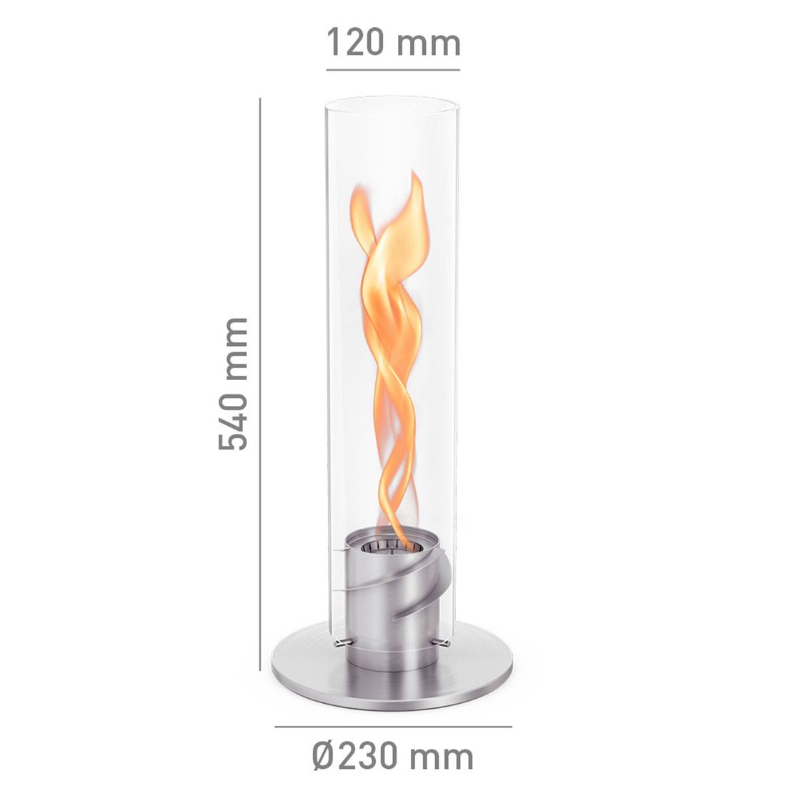 höfats SPIN 1200 Tischfeuer Ø12x54cm