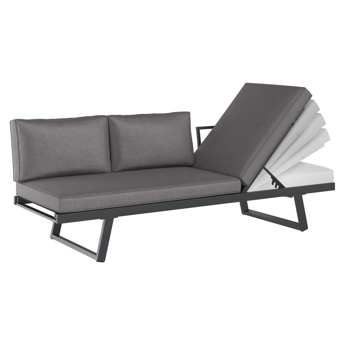 OUTLIV. Lucca Gartenloungesofa Aluminium/Olefin