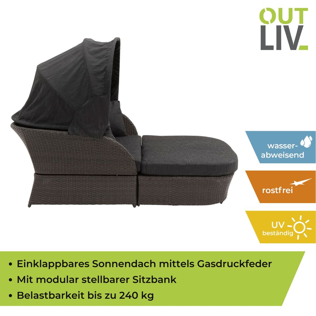 OUTLIV. Spain Sonneninsel Geflecht/Olefin