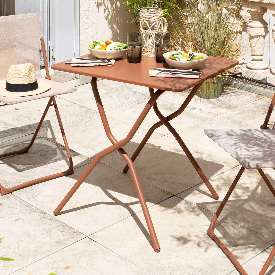 Lafuma Balcony Klapptisch 64x70cm Stahl