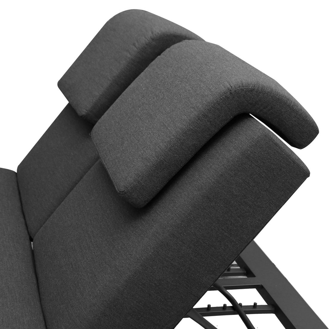 OUTLIV. Alea Doppelliege verstellbar Aluminium/Sunbrella