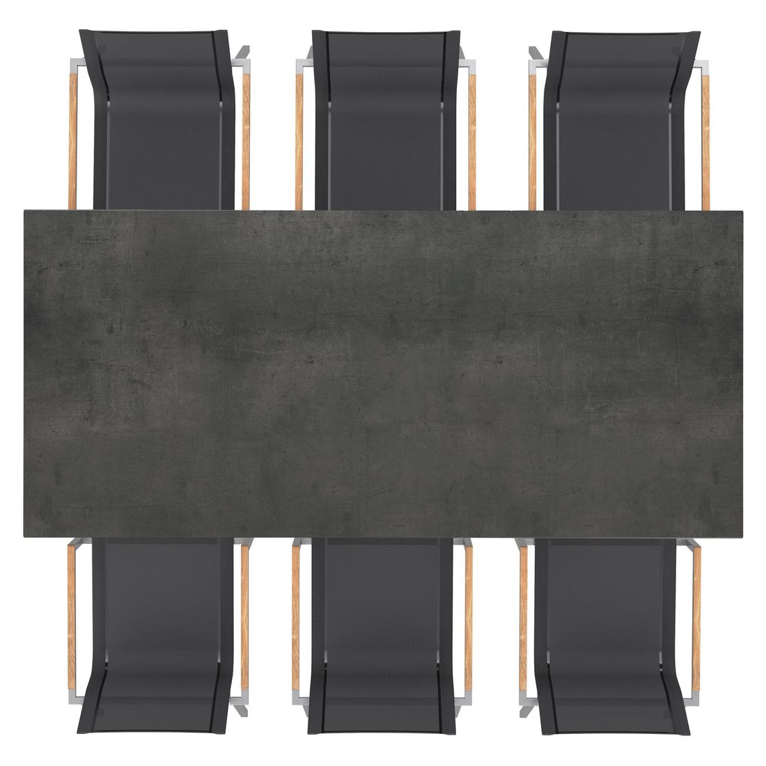 OUTLIV. Rimini Gartenmöbel-Set L (6 Plätze) Tisch 220x100cm