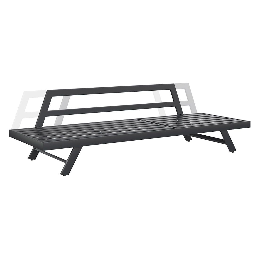 OUTLIV. Atlanta Gartenloungesofa Aluminium/Olefin