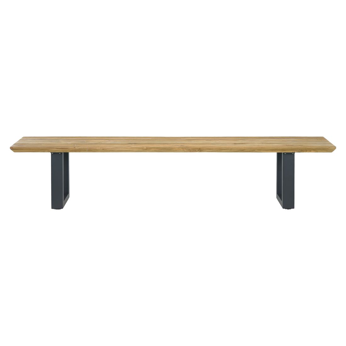 OUTLIV. Negara Gartenbank 220cm Edelstahl/Teak recycelt