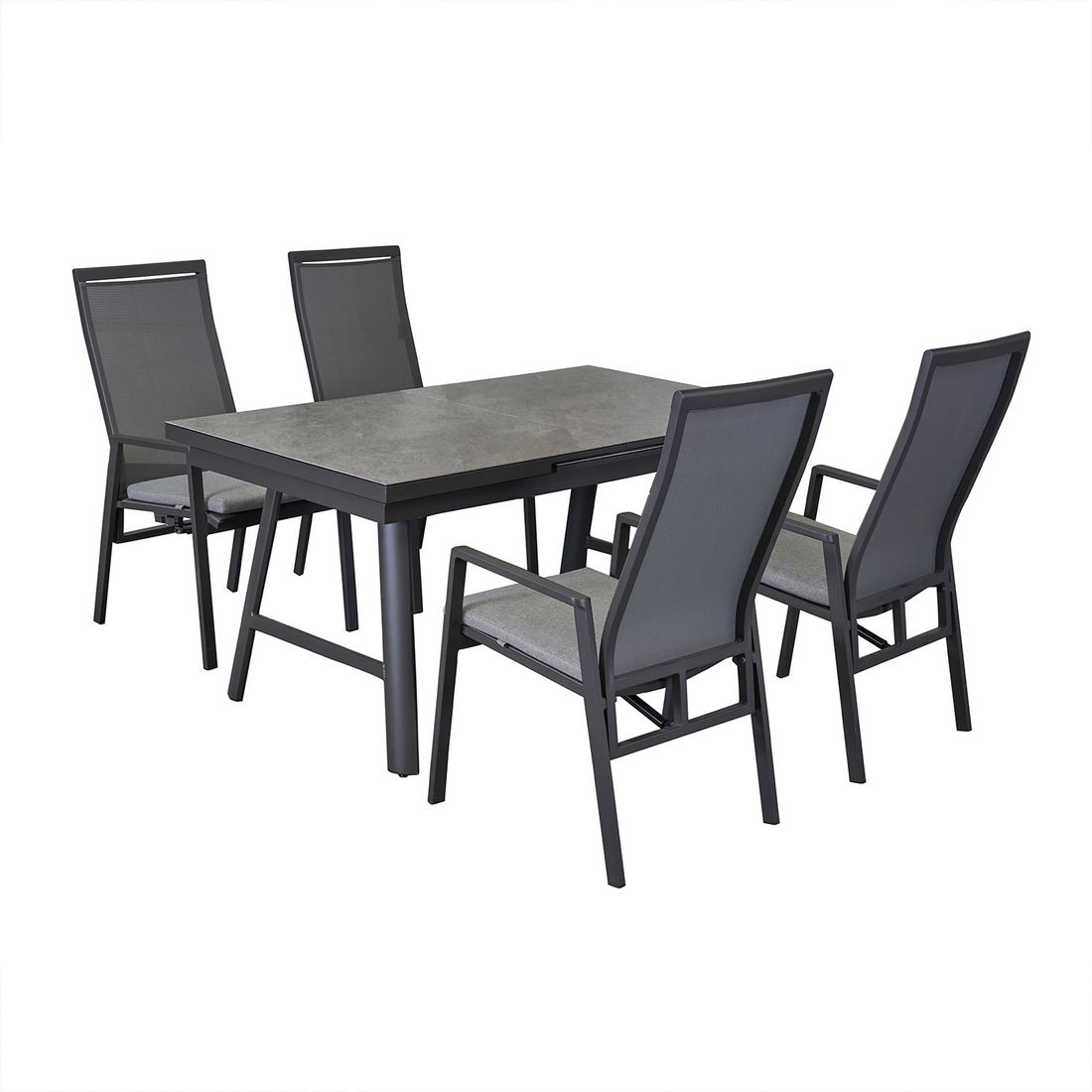 LC Garden Sunfort Gartenmöbel-Set Tisch 160/210x90cm