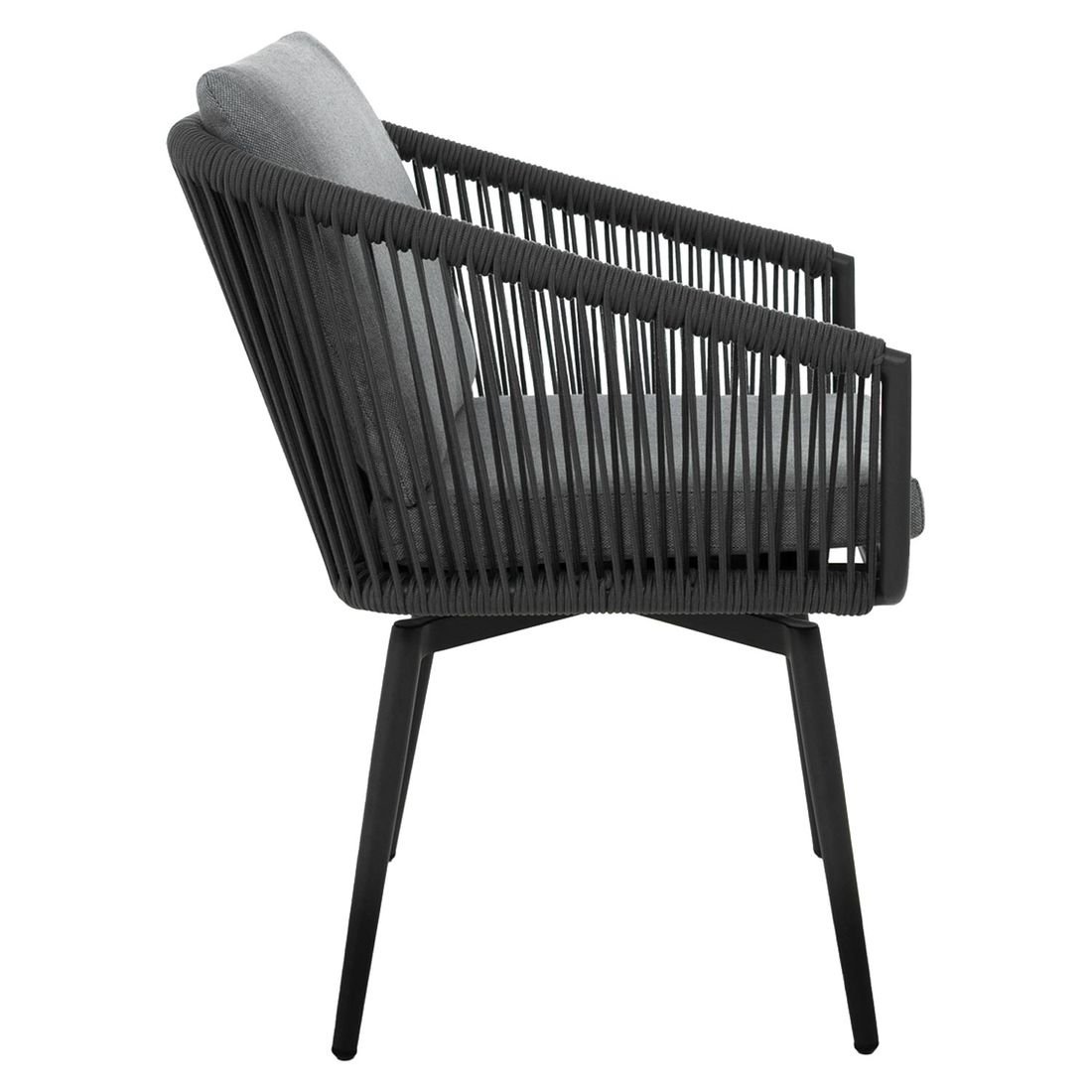 OUTLIV. Alex Gartensessel drehbar Aluminium/Rope/Olefin