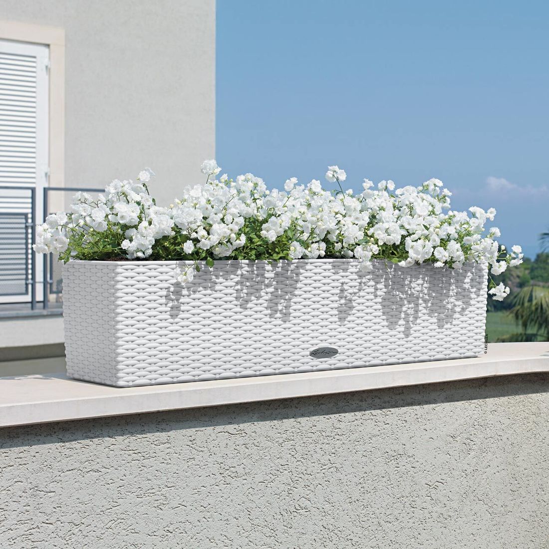 Lechuza Balconera 80 Pflanzgefäß Komplettset