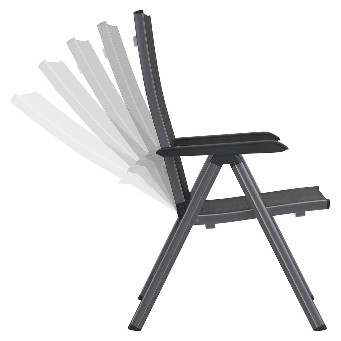 Kettler Basic Plus Gartenmöbel-Set mit OUTLIV. Tisch Aluminium/Keramik