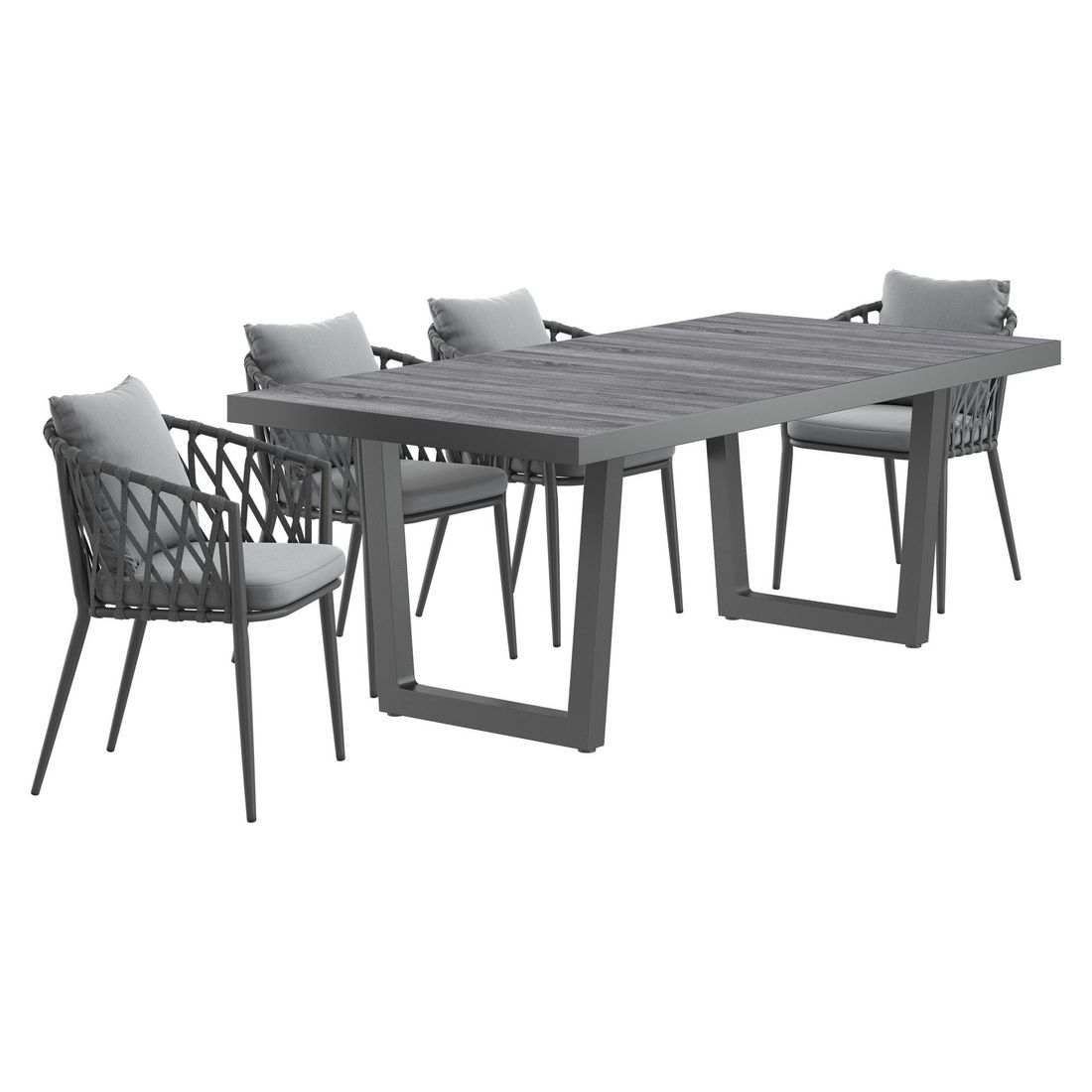 LC Garden Sunrepo Gartenmöbel-Set M (4 Plätze) Tisch 200x100cm