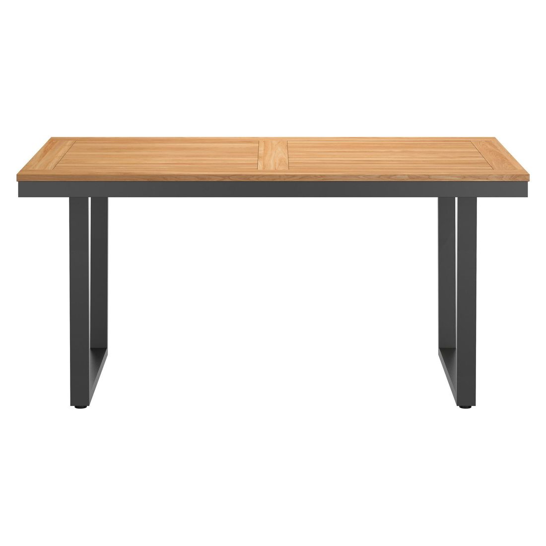 OUTLIV. Gartentisch 160x90cm Edelstahl/Teak