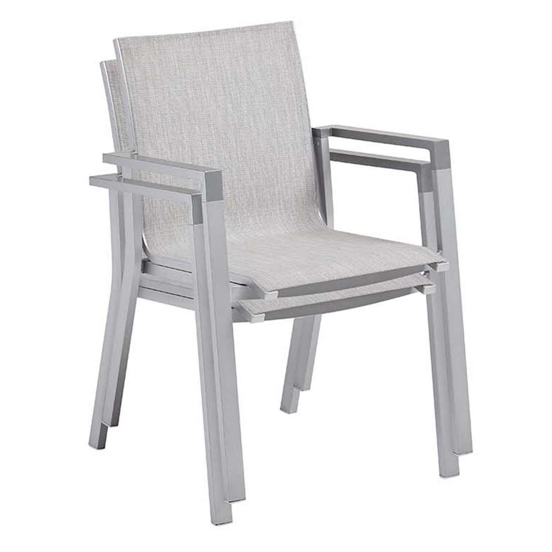 Kettler Rasmus Stapelsessel Aluminium/Outdoorgewebe