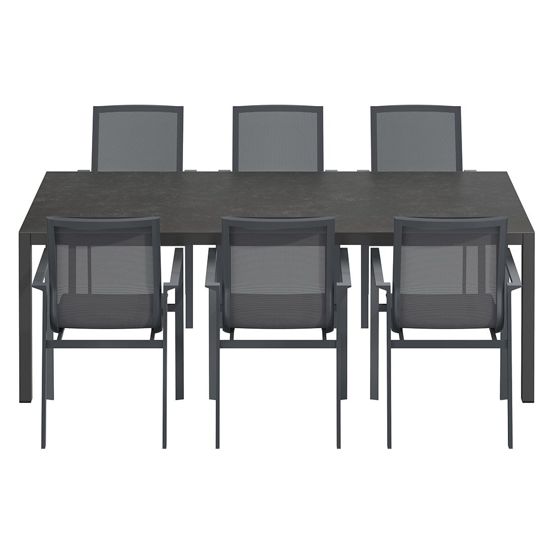 OUTLIV. Atlanta Gartenmöbel-Set L (6 Plätze) Tisch 220x100cm