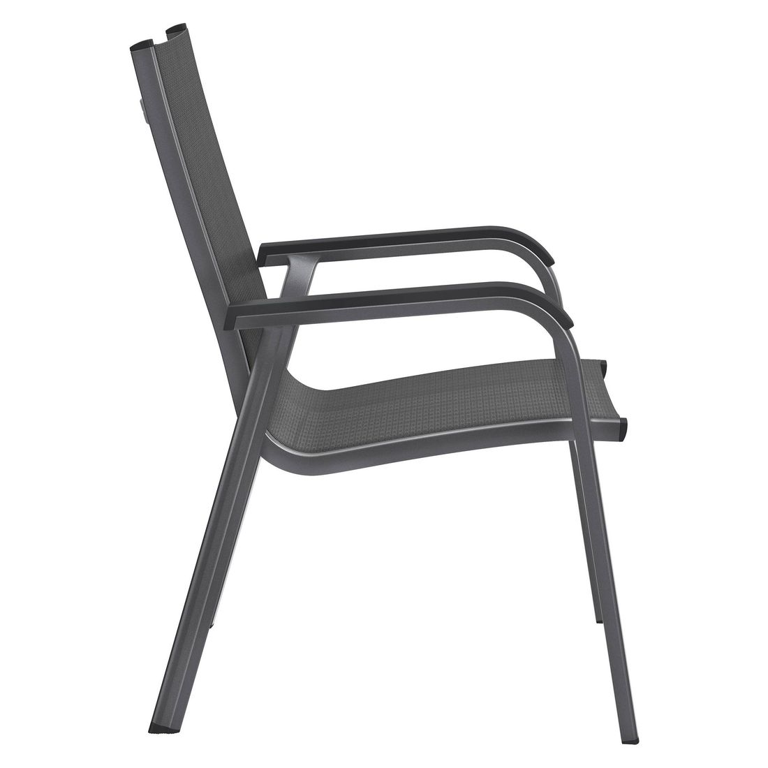 Kettler Basic Plus Stapelsessel Aluminium/Outdoorgewebe
