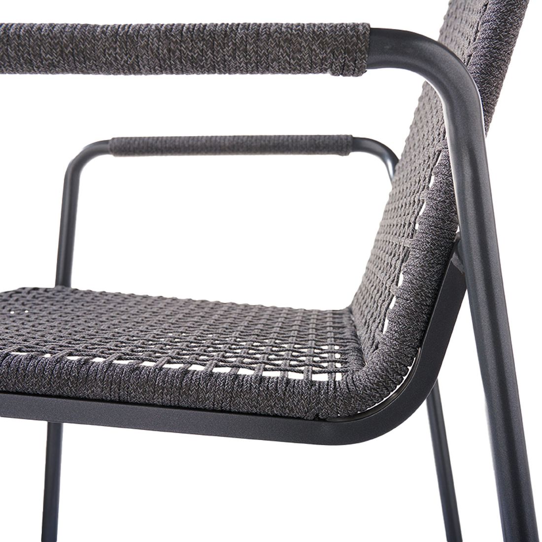 Sieger Ticco Stapelsessel Aluminium/Rope