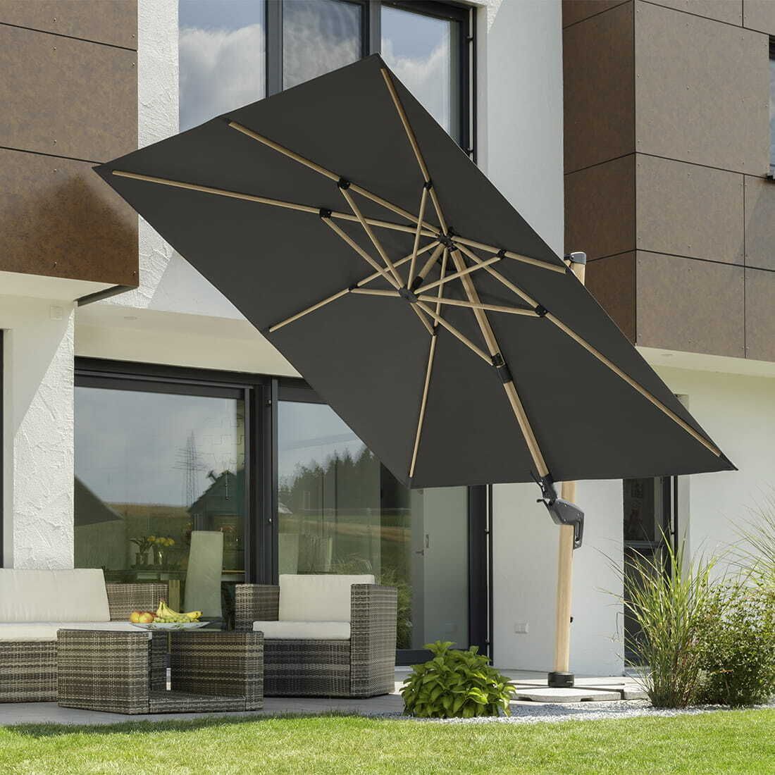 Schneider Rhodos Twist-Woody Ampelschirm 300x300cm