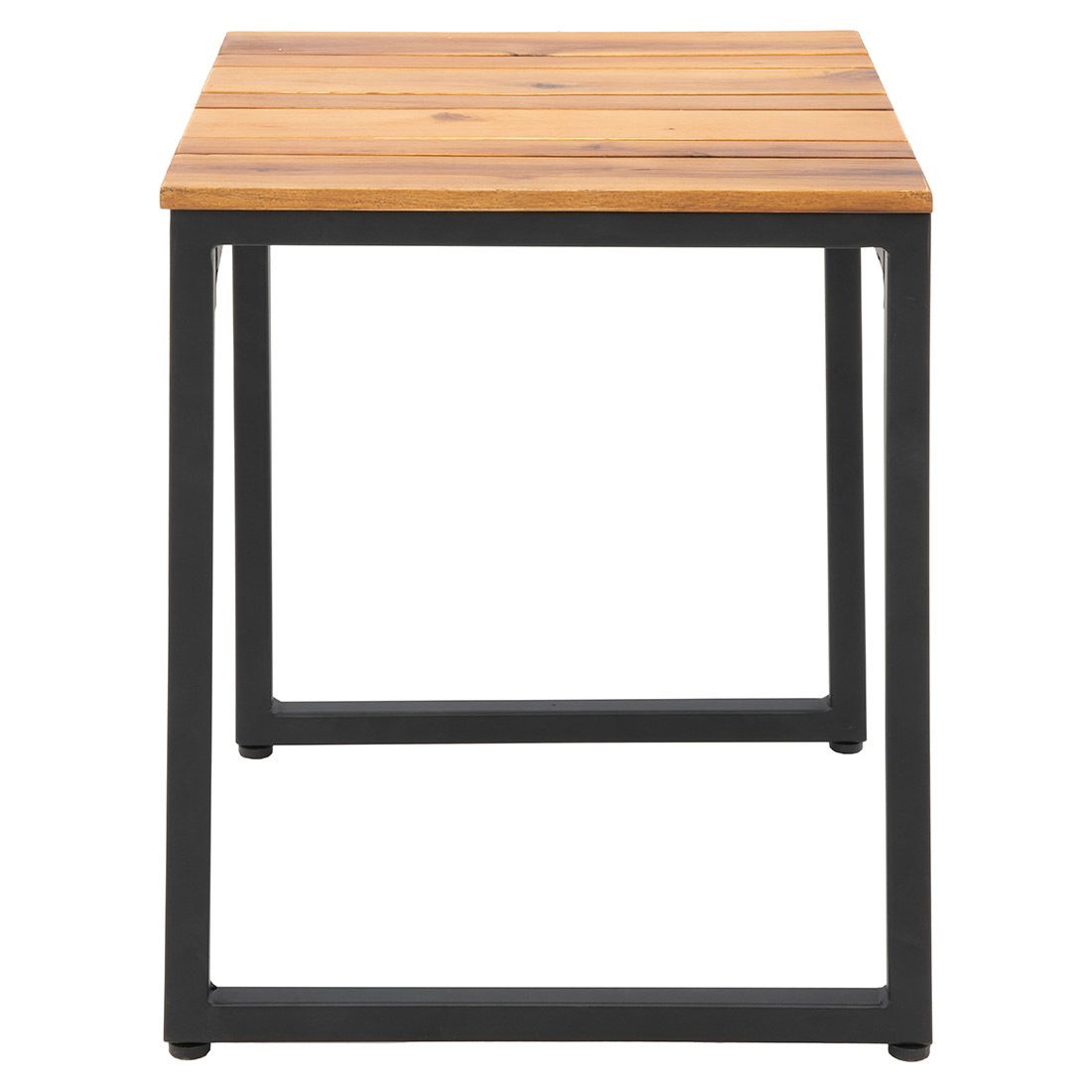 OUTLIV. Floris Hocker Stahl/Akazie